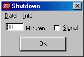 Screenshot Shutdown